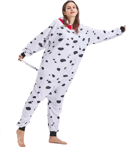 Miniatura 4 de HOMWERRONT Pijama de lagarto para adultos, diseño de dibujos animados, Navidad, cosplay, ropa de dormir para mujeres y hombres