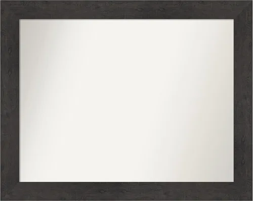 Amanti Art Espejo personalizado, espejo de baño de tablones rústicos, espejo de pared o espejo de tocador de baño sobre el fregadero (31.5 x 39.5