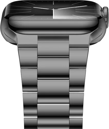 Miniatura 10 de iiteeology Correa ligera de acero inoxidable diseñada para Apple Watch Series 1-11, 42mm, 41mm, 40mm, 38mm, SE2 y SE3, reemplazo de correas iWatch