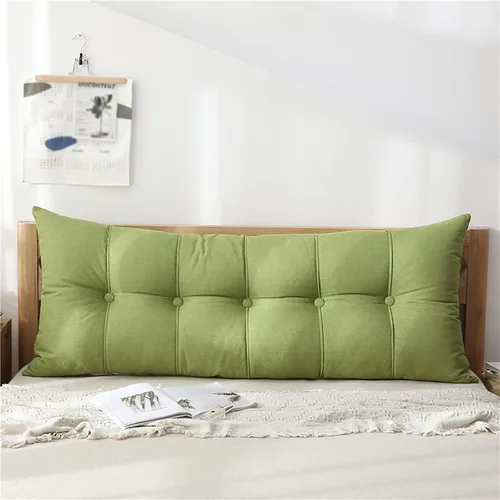 Miniatura 12 de Respaldo rectangular grande para cabecero, cojines de respaldo para cama, sofá, respaldo de cuña para respaldo, cojines lumbares, almohada