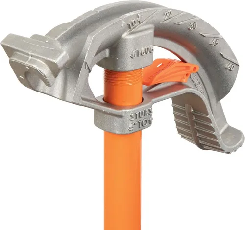 Miniatura 11 de KLEIN TOOLS 51606 Doblador de conductos de aluminio de montaje completo, 1/2-pulgada EMT, pedal ancho para alimentos, símbolos de referencia