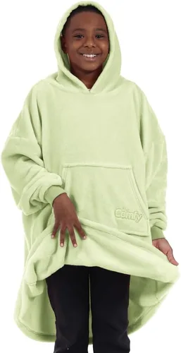 Miniatura 14 de THE COMFY Dream Jr para niños Manta portátil de forro polar de microfibra ligera con capucha y bolsillo Visto en Shark Tank Niños Sherbert