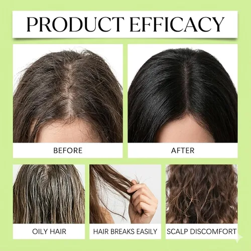 Miniatura 3 de Sistema de recrecimiento del cabello, suero avanzado para el crecimiento del cabello con ginseng, eclipta prostrata, aceite de menta y raíz