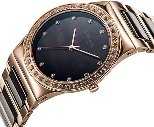 Miniatura 2 de Bering Time 32435765Womens Ceramic Collection Reloj con Banda de acero inoxidable y resistente a los Arañazos vidrio de zafiro. Diseñado