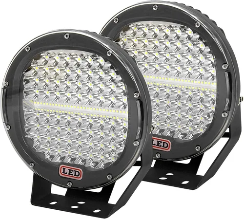 Miniatura 11 de AUXTINGS 2 piezas 7 pulgadas 36 W inundación Led barra de luz fuera de carretera lámpara de conducción para Jeep ATV SUV mina barco fuera