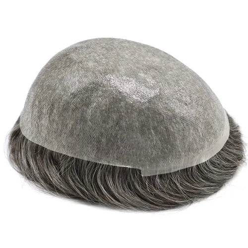 Miniatura 21 de Toupee for Men Human Hair Pieces Ultra Thin Skin Mens Toupee Hair Replacement System Mens Hair Units for Men