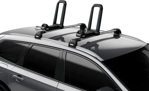 Miniatura 9 de Thule Hull-a-Port Aero - Estante para kayak en la azotea, lleva 1 kayak, diseño antirrobo, diseño plegable, superficie de montaje acolchada de goma