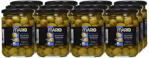 Miniatura 6 de Mario Camacho Foods Aceitunas de Manzanilla rellenas de pimiento picado, 5.75 onzas (paquete de 12)