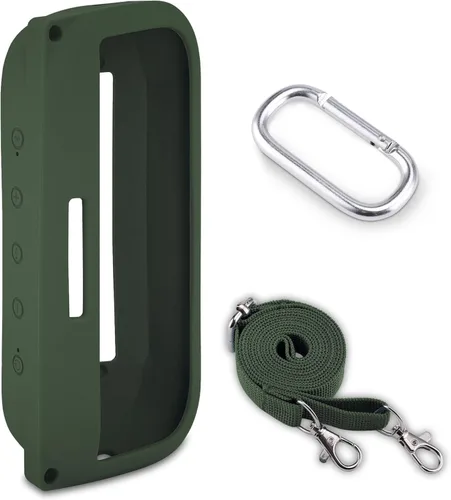 Miniatura 3 de co2CREA Funda de silicona suave de repuesto para altavoz portátil Bose SoundLink Flex Bluetooth (funda de silicona, funda verde ciprés)