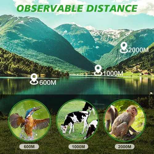 Miniatura 7 de 16x52 Mini Telescopio Monocular de Alta Potencia para Adultos, Regalos de Cumpleaños para Hombres Papá Él Marido Niños Adolescentes, Alcance