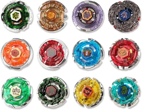 Miniatura 2 de Battle Top Game Metal Fusion 4D Series Spinning Top Set 12 Giroscopios 5 lanzadores con caja de almacenamiento, regalo para niños
