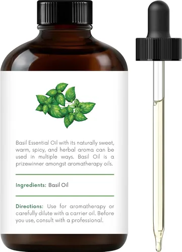 Miniatura 2 de Handcraft Blends Aceite esencial de albahaca – Enorme 4 onzas líquidas – 100% puro y natural – Aceite esencial de alta calidad para difusor