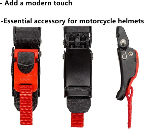 Miniatura 4 de Kit de hebilla de liberación rápida para casco, clip de velocidad de plástico, correa de barbilla de liberación rápida, botón, hebilla de tracción