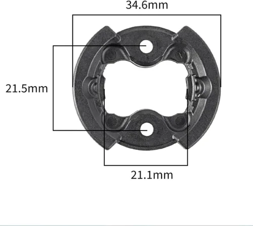 Miniatura 4 de Pieza de repuesto de aleación de placa adaptadora de montaje para computadora de bicicleta GPS compatible con modelo GM Edge 1050 Compatible with