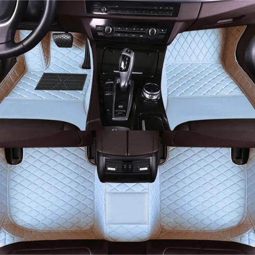 Miniatura 45 de FOURESSPA - Tapetes personalizados para automóvil, antideslizantes, impermeables, adecuados para el 99% de automóviles, SUV, camiones; protege