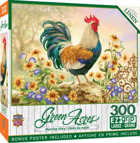 Miniatura 9 de MasterPieces - Rompecabezas de 300 piezas, formas grandes de agarre EZ, pastel fresco esta noche, divertido para adultos, personas mayores, familia