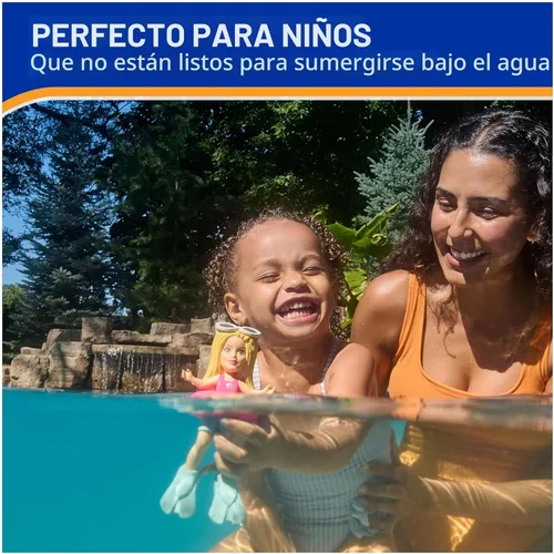 Miniatura 5 de SwimWays Figuras flotantes de Barbie, accesorios de piscina y juguetes de piscina para niños, suministros de fiesta Barbie y juguetes acuáticos