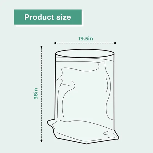 Miniatura 2 de Bolsas para colector de polvo y vacío mejoradas, para colector de polvo de carga de puerto de maquinaria central, bolsa de plástico transparente