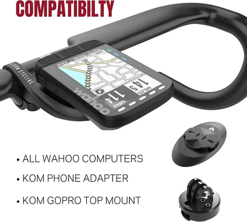 Miniatura 6 de KOM Cycling Wahoo Elemnt - Soporte compatible con múltiples computadoras Wahoo, incluyendo Wahoo Elemnt Bolt, Elemnt Roam, Elemnt Mini y Elemnt