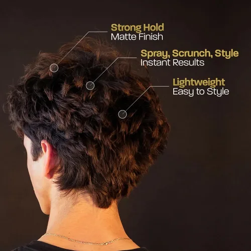 Miniatura 3 de BASED BODYWORKS Polvo para texturizar para el cabello, ligero y para dar volumen con acabado mate, mejor para cabello de menos de 6 pulgadas