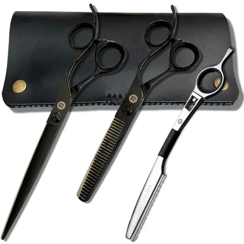 Saki Shears Katana - Juego de tijeras profesionales para el cabello de 7 pulgadas para uso profesional, incluye tijeras de corte, tijeras para