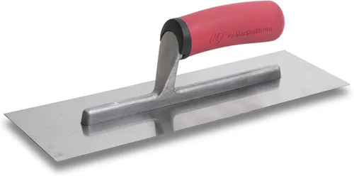 Miniatura 8 de MARSHALLTOWN QLT FT164 - Paleta de acabado de hormigón, hoja de acero al carbono de 16 x 4 pulgadas, mango de agarre suave