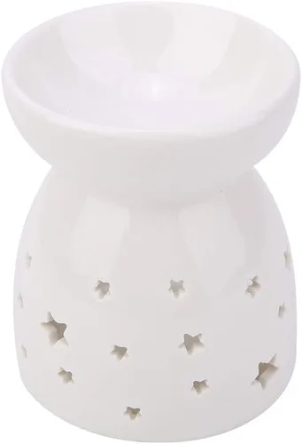 Miniatura 9 de Horno de cera, calentador de horno de aceite de cerámica para hornos de cera perfumada, soporte de luz de té, lámpara de fragancia nocturna