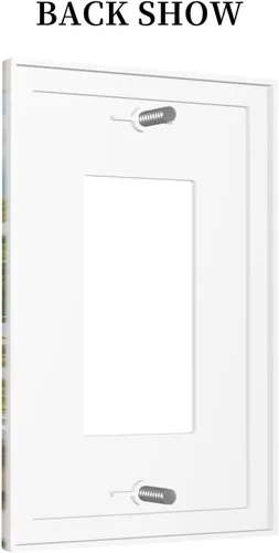 Miniatura 4 de Cubierta de Interruptor de Luz de 1 Gang con Escena de Flores de Grecia Mediterránea, Dispositivo Individual Basculante/GFCI, Placa Decorativa