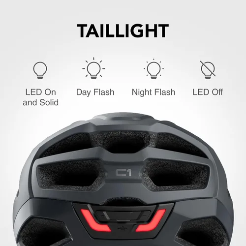 Miniatura 4 de Sena Casco de ciclismo inteligente C1 Mate blanco