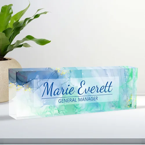 Miniatura 23 de Placa de Nombre Personalizada para Escritorio, Placa de Nombre de Escritorio Personalizada, Placa de Nombre Acrílica Personalizada para Oficina