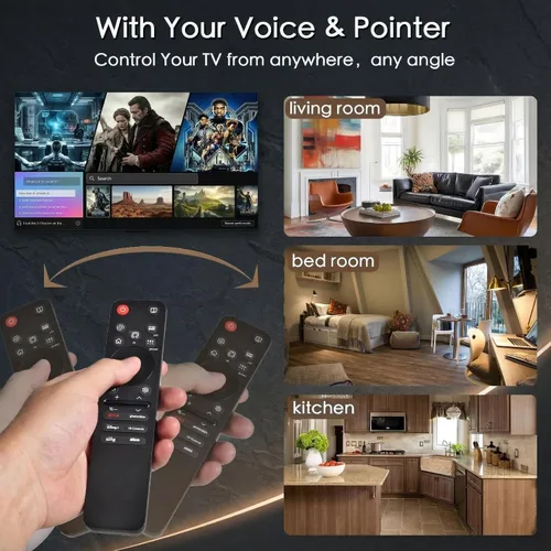 Miniatura 10 de Magic Remote para LG Smart TV, para todos los televisores 2019 a 2025, reemplazo universal AI Voice y control de puntero, 2 años de garantía