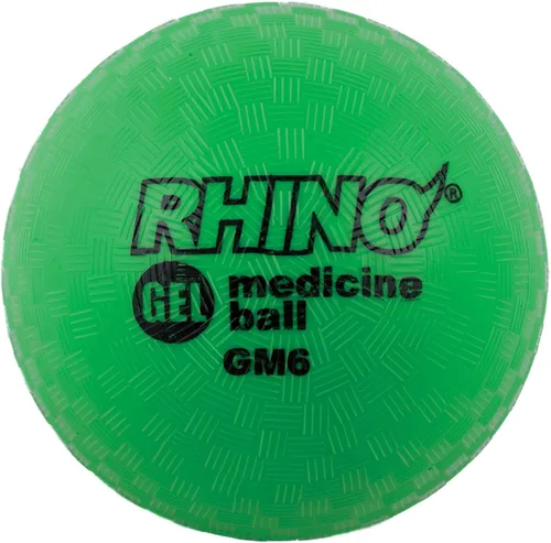 Miniatura 7 de Champion Sports Rhino Gel Filled Medicine Ball – Durable, Soft Grip Weighted Ball for Strength, Cardio, & Rebounder Training – Multiple Weights for
