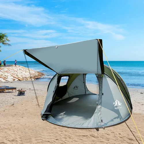 Miniatura 6 de Night Cat Pop-up Camping Tent: 2 Person Tent Waterproof Instant Easy Setup Family Tent