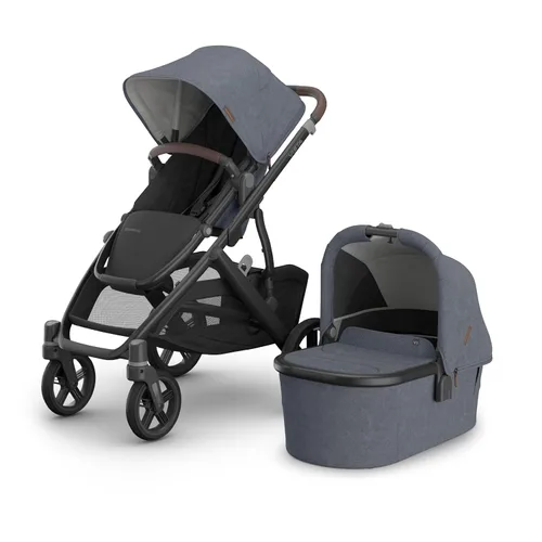 Miniatura 25 de UPPAbaby Vista V3 Cochecito - Sistema de Cochecito Individual a Doble de Tamaño Completo - Asiento para Niño, Protector contra Insectos, Protector
