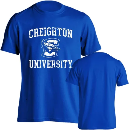 Miniatura 104 de Sport Your Gear NCAA Camiseta de manga corta retro con licencia oficial de aspecto desgastado para el día del juego, camiseta de espíritu deportivo