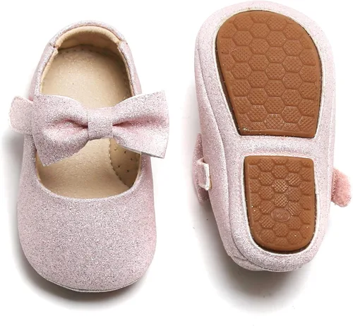 Miniatura 52 de Felix & Flora Zapatos de bebé de suela suave - Zapatos de bebé para caminar, mocasines, suela de goma, zapatos de cuna