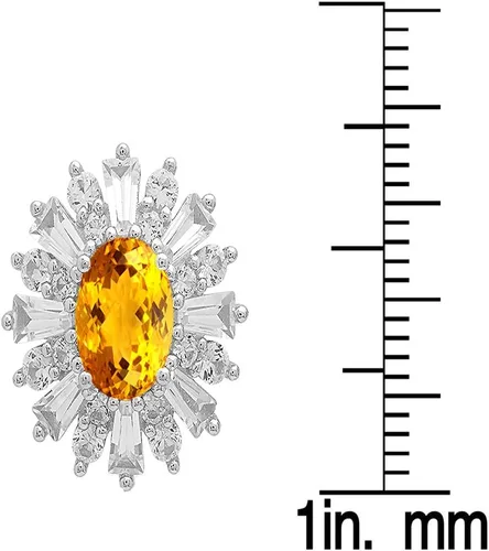 Miniatura 2 de Plata de ley Ladies Copo de Nieve Style Fashion Stud arete