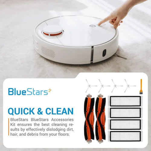 Miniatura 2 de BlueStars Piezas de repuesto para Roborock S6 Pure S6 E4 S4 S4 Max S5 S5 Max E2 E3 E5 E20 E25 E35 S50 S65 C10 Xiaomi Mijia Robot Aspiradores – 2