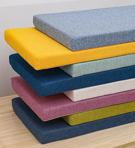 Miniatura 5 de Elegante cojín de banco de color liso, cojín de asiento para banco de interiores y exteriores, muebles de patio, columpio, antideslizante, cojín