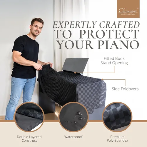 Funda de piano digital para Yamaha - Teclado de piano para P143, P225, P223, P145, P143, P125a, P125, P115, P105, P71, P45, Kawai ES120, PX150,