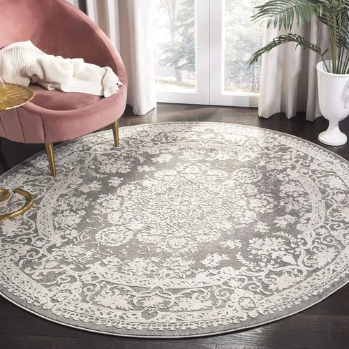 Miniatura 42 de SAFAVIEH Alfombra de área de 9x12 pies - Colección Reflection - Grande - Beige y crema, no desprende pelusa y es fácil de limpiar, ideal para sala