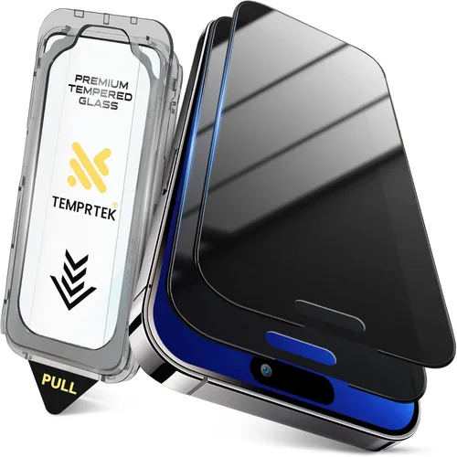 Miniatura 11 de TEMPRTEK+ Paquete de 2 Protectores de Pantalla para iPhone 17 Pro Max Compatible con iPhone 16 Pro Max Protector de Pantalla de Privacidad - 9H