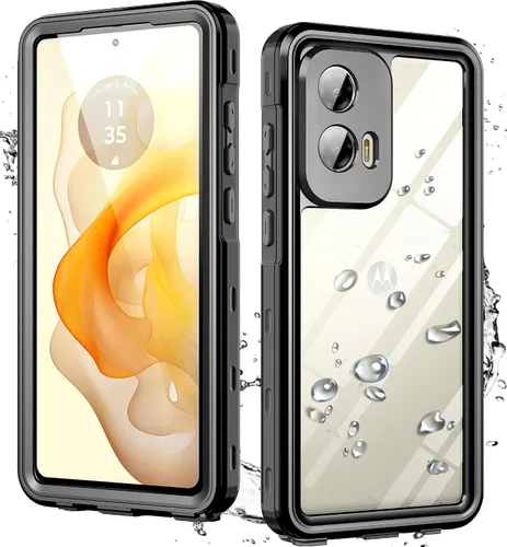 Miniatura 11 de Funda para Motorola Moto G 5G 2024 con protector de pantalla integrado, funda impermeable resistente de cuerpo completo sumergible a prueba de polvo