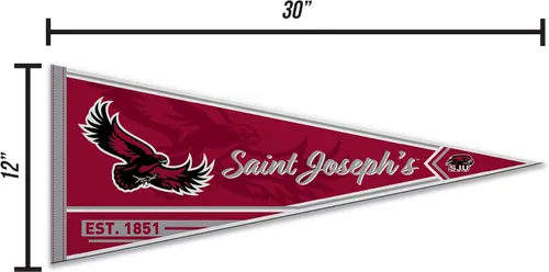 Miniatura 5 de Rico Industries NCAA Banderín Clásico de Fieltro para Decoración de Pared de 12" x 30" - Ideal para Decoración del Hogar/Dormitorio/Cueva de Hombre