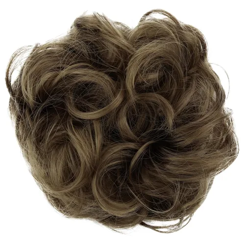Miniatura 8 de CAISHA by Prettyshop Hairpiece Scrunchy Updo Bridal Peinado Voluminoso Ondulado Moño Desordenado Mezcla Rubio G13AL