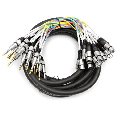 Miniatura 8 de Seismic Audio - SAXT-4x5F - Cable de serpiente hembra TRS a XLR de 4 canales de 1/4 pulgadas - 5 pies de largo - Extremos de servicio - Serpiente