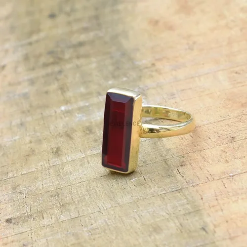Miniatura 16 de Anillo de plata de ley maciza superpuesta de oro amarillo de 18 quilates para mujer, anillo de compromiso de plata esterlina, juego de bisel