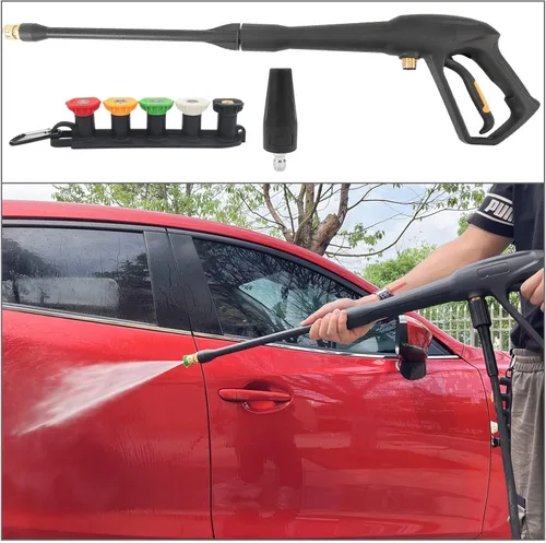 Miniatura 2 de Bear Force Pistola rociadora de repuesto con varilla de extensión y conector M22-15, compatible con algunos de Ryobi, Greenworks, Craftsman, Pistola