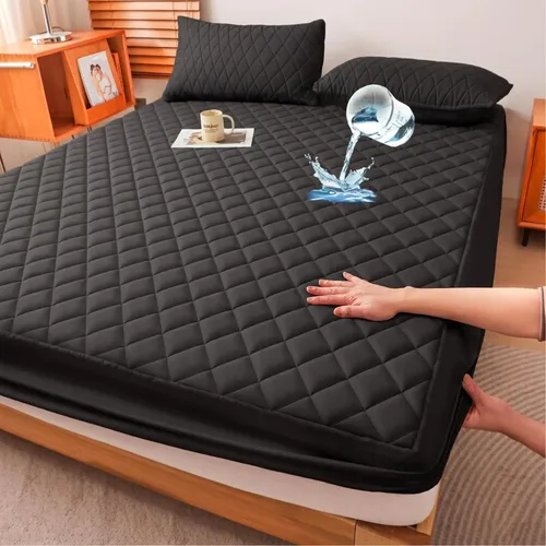 WESLEEPER - Protector de colchón impermeable, protector de colchón súper suave, transpirable, lavable a máquina, para el hogar, dormitorio, hotel