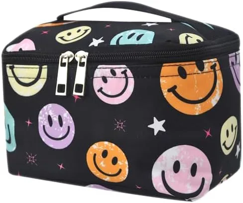 Miniatura 21 de NGIL Bolsa de cosméticos de viaje, bolsa organizadora de maquillaje para mujeres y niñas, Azul Rey Diamantina, Casual